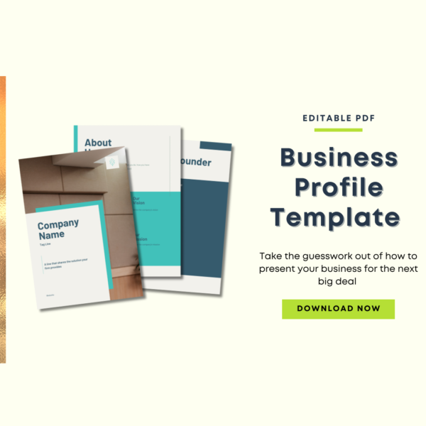 Business profile template